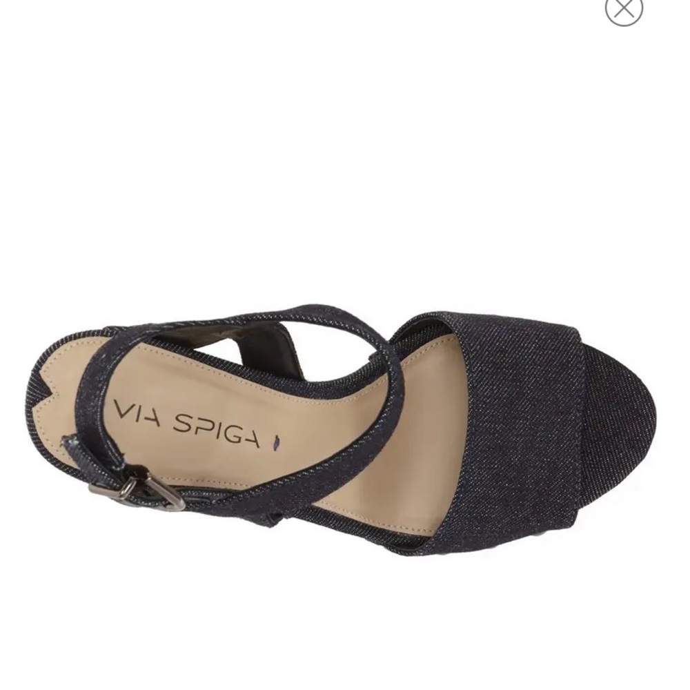 Via Spiga Denim Wallis Espadrilles - Picture 2 of 7